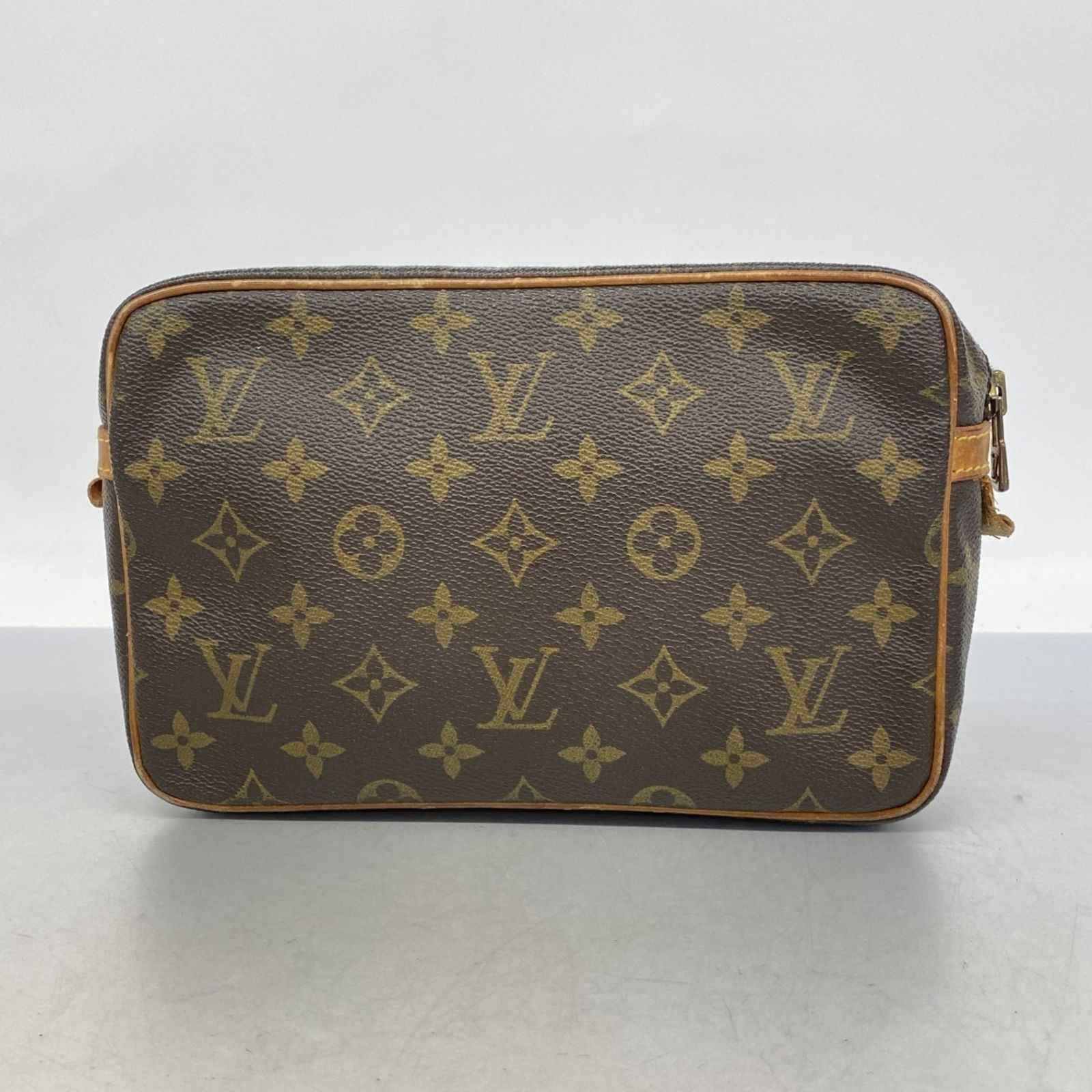 【格安】ルイヴィトン　クラッチバッグ　コンピエーニュ23 モノグラム　ブラウン ルイ・ヴィトン(Louis Vuitton) ルイ・ヴィトン クラッチバッグ
