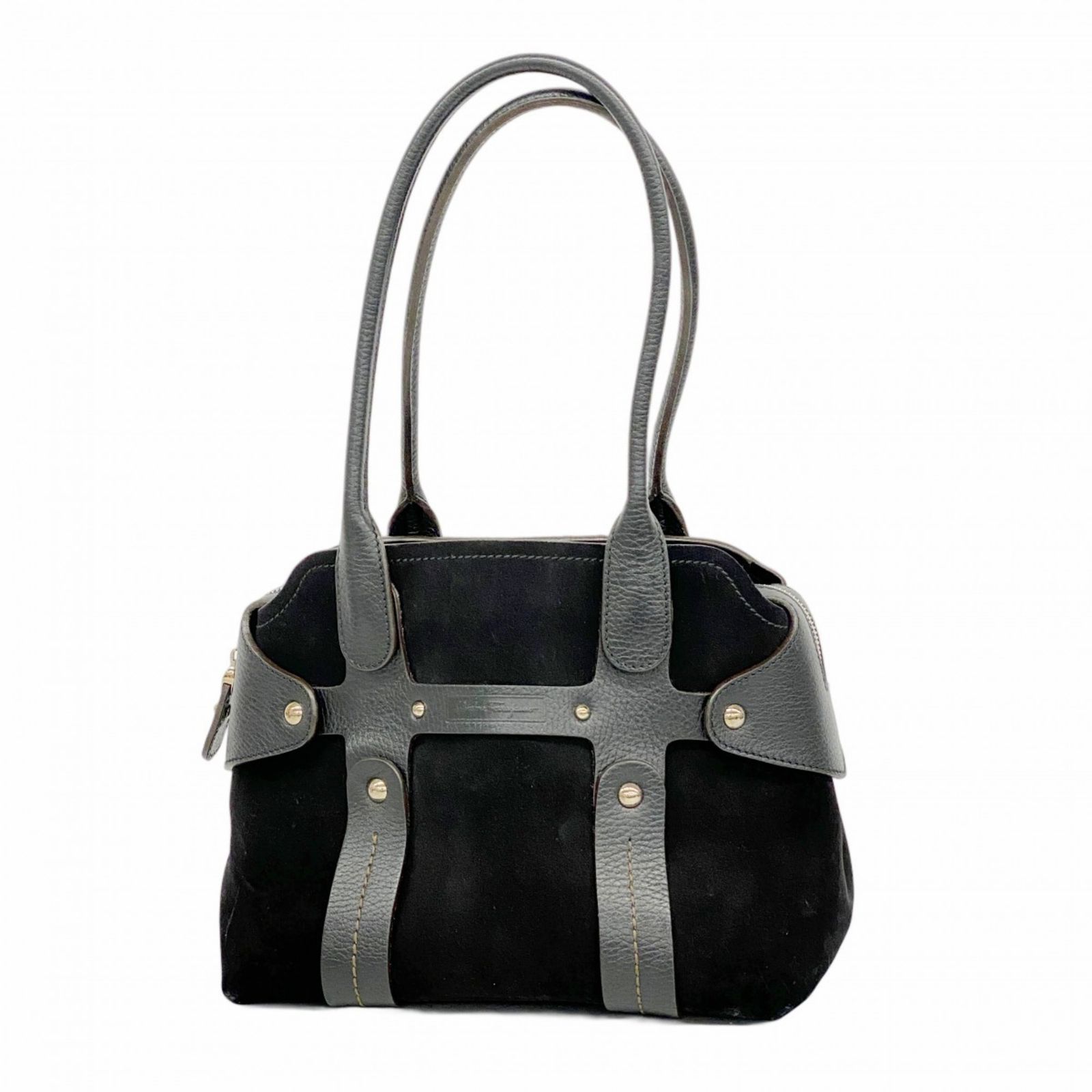 サルヴァトーレ・フェラガモ(Salvatore Ferragamo) サルヴァトーレフェラガモ ショルダーバッグ スウェード ブラック レディース P1759131