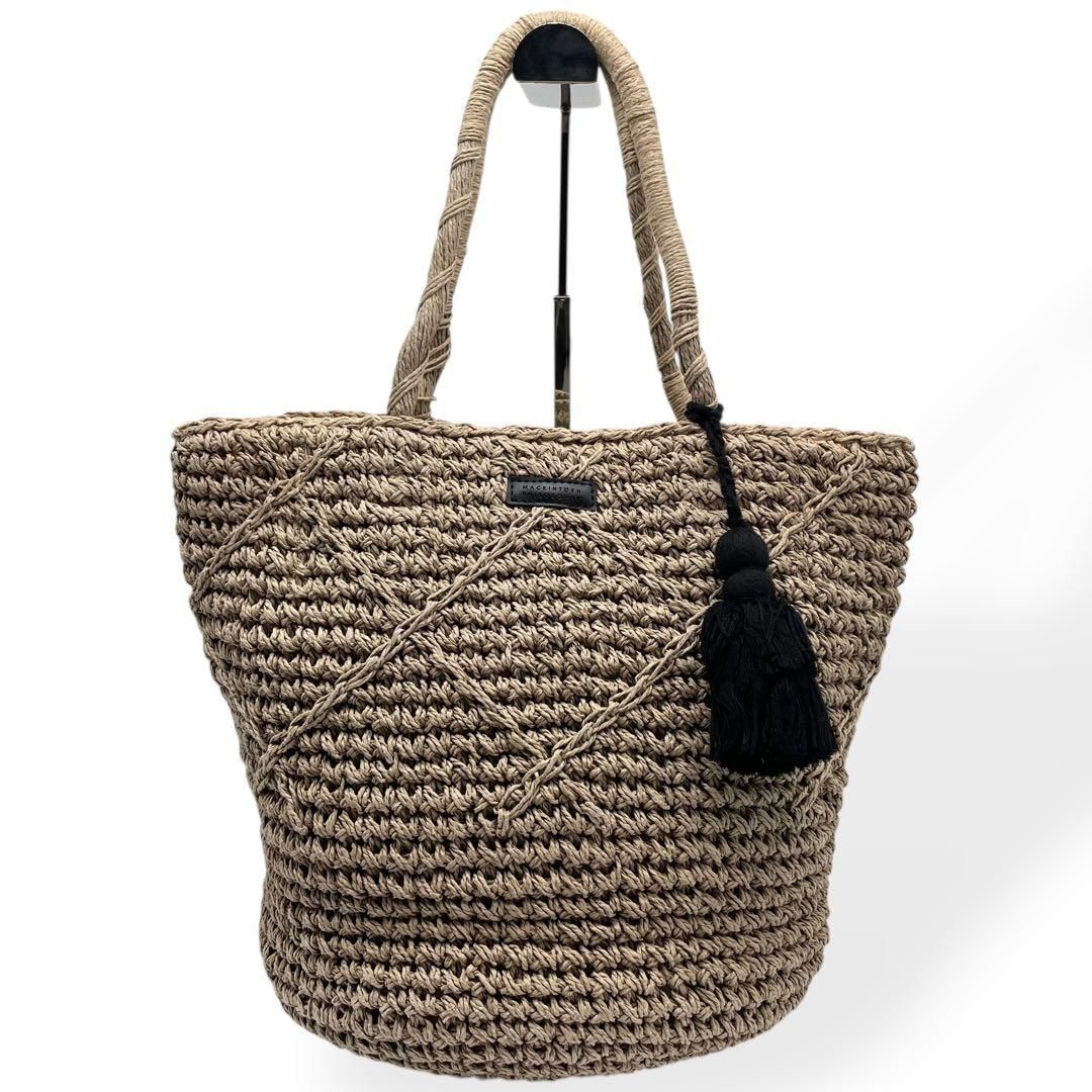 MACKINTOSH PHILOSOPHY かごバッグ 極美品 Mackintosh Philosophy かごバッグ ストローバッグ - メルカリ