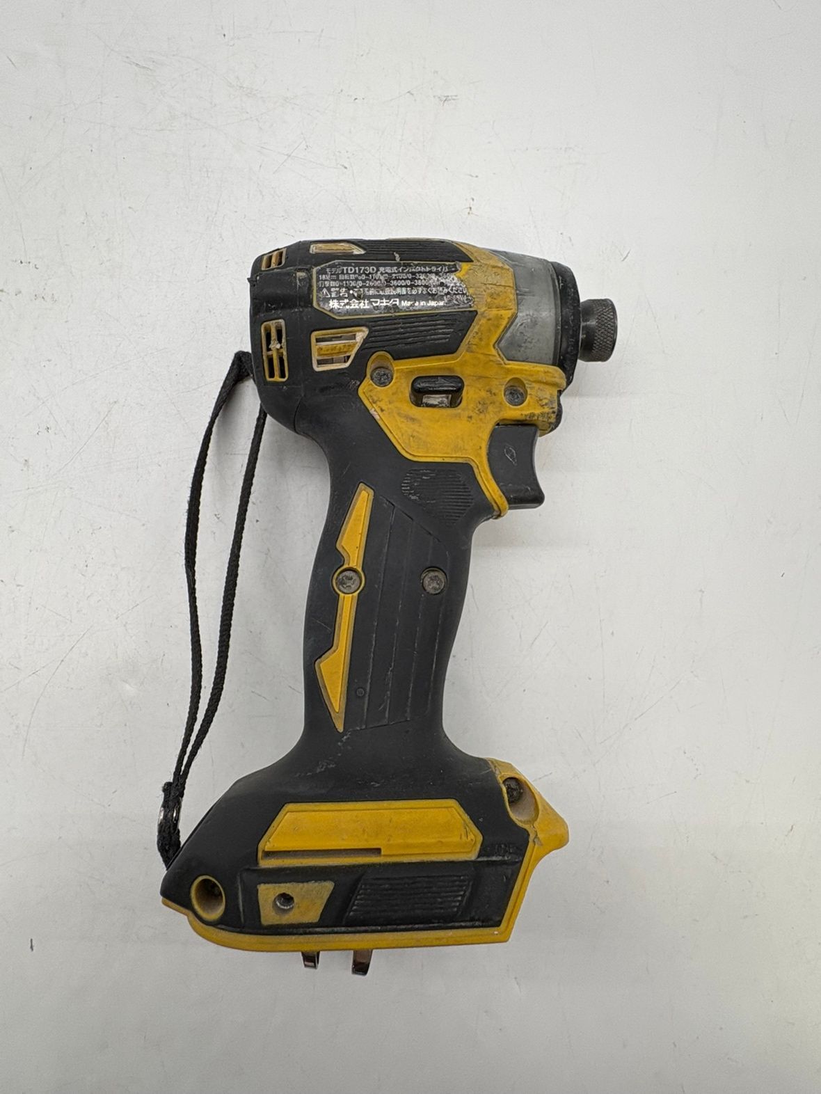 ♪1054 マキタ 18 vインパクトドライバー TD 173 D イエロー 本体のみ 電動工具 makita