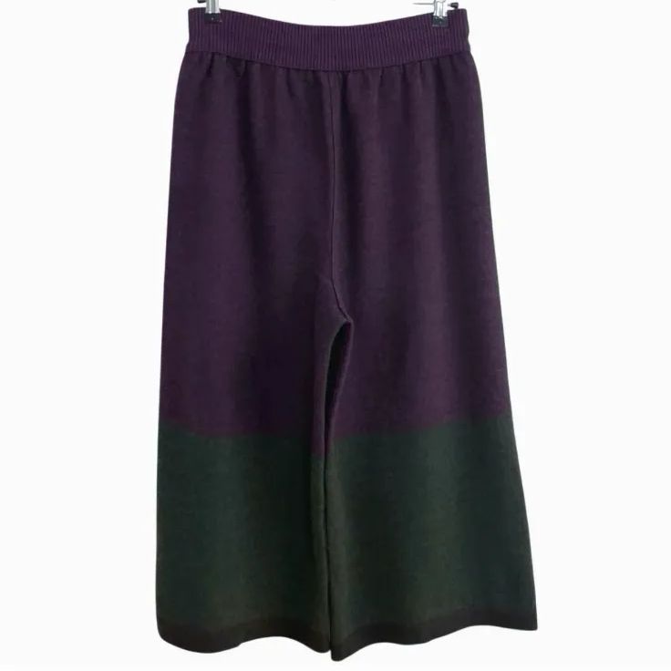 iines 佐藤繊維 ウール ニット ワイド パンツ 2 - メルカリ