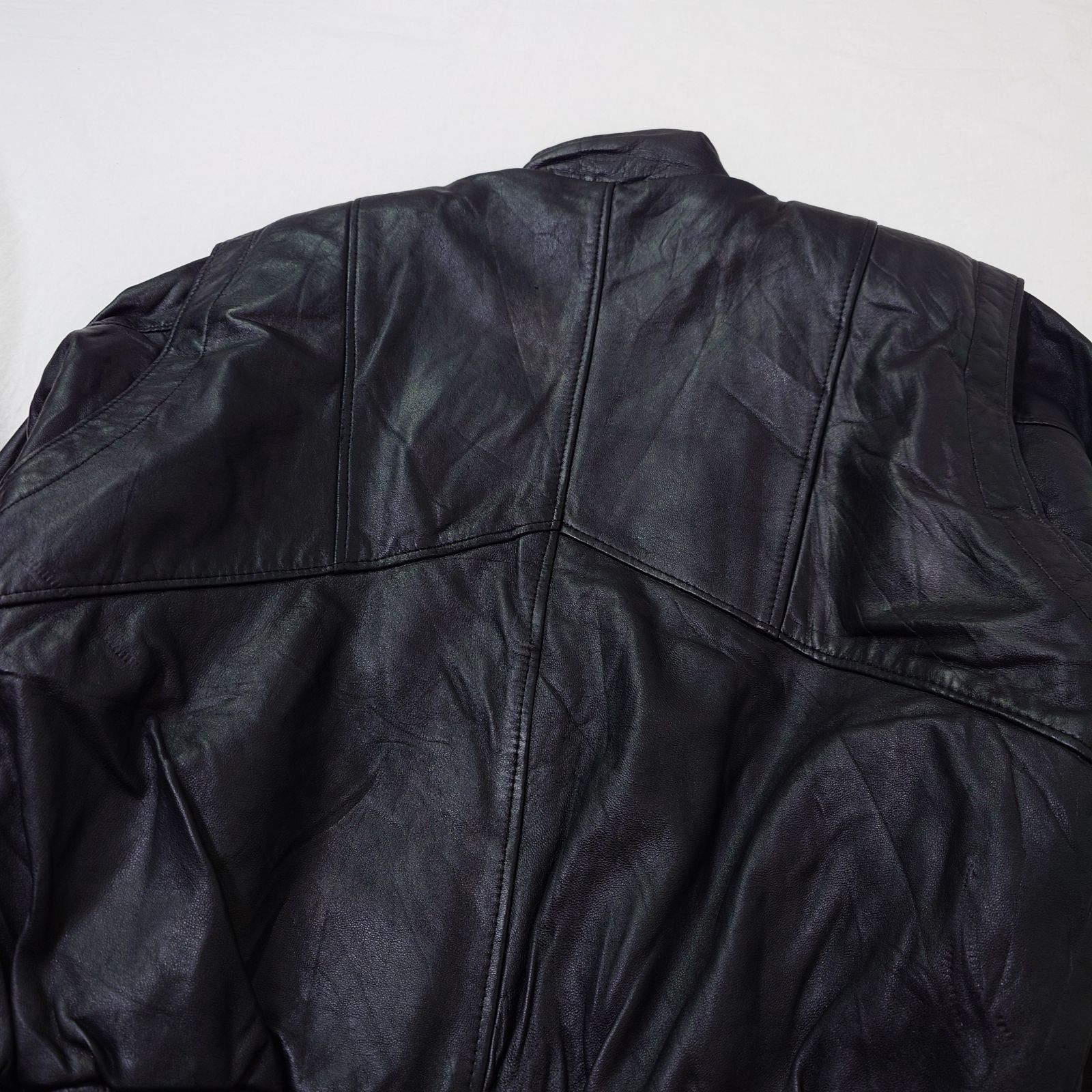 メキシコ製】レザージャケット ブラック 黒 短丈 ショート丈 ブルゾン