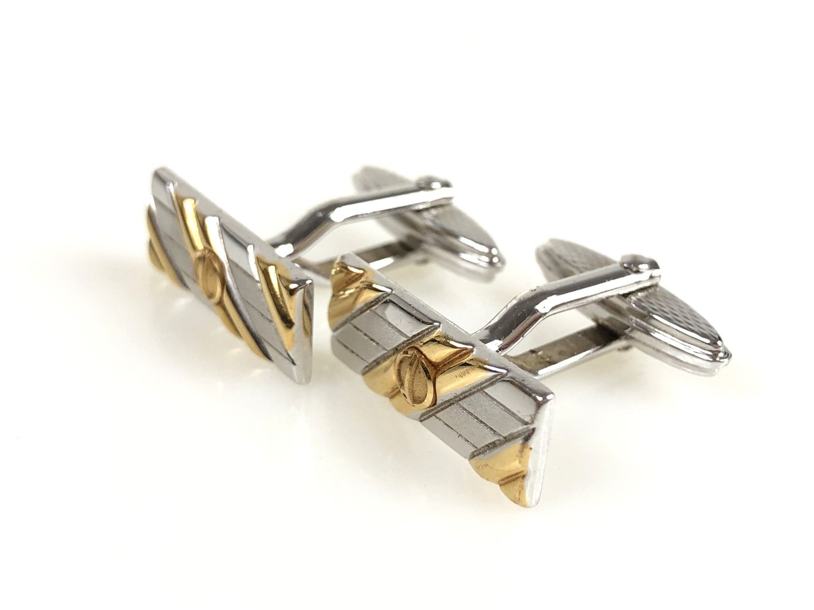 ダンヒル dunhill dロゴ スクエア カフス カフリンクス ゴールド