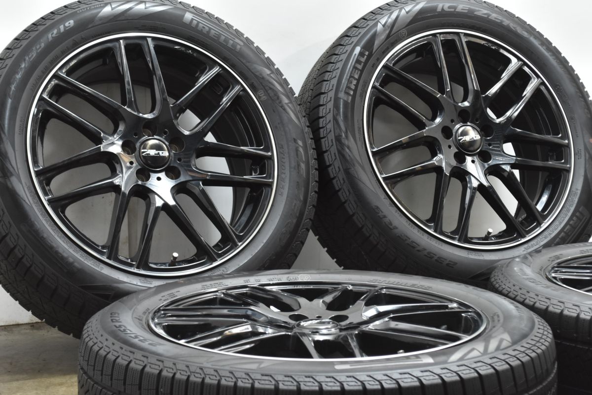 ボルボ XC 60用サイズ バリ溝 ユーロAFG 19 in 7 5 J 50 PCD 108 ピレリ アイスゼロ アシンメトリコ 235 55 R スタッドレス
