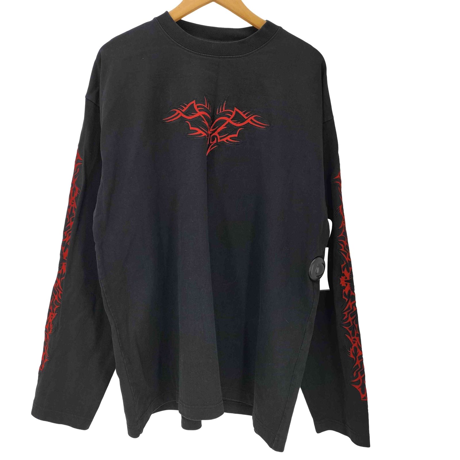 ヴェトモン VETEMENTS 21SS Tribal L/S T-shirt トライバル 刺繍 長袖 