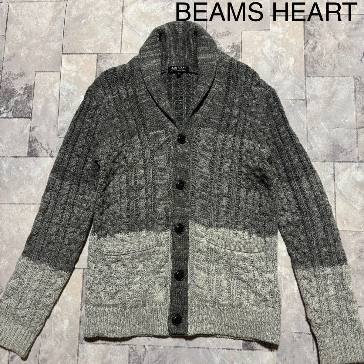 BEAMS HEART ビームスハート ニット セーター カーディガン ショール 