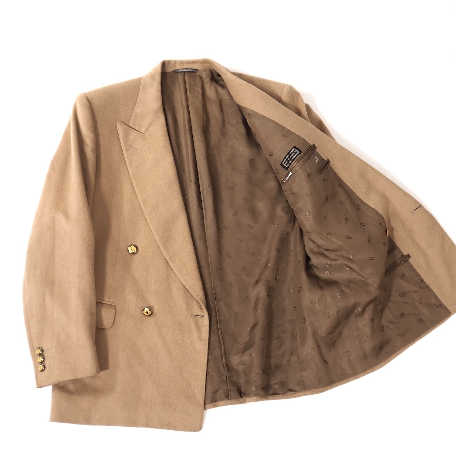 Christian Dior MONSIEUR ヴィンテージ ピュアキャメル ダブルブレスト