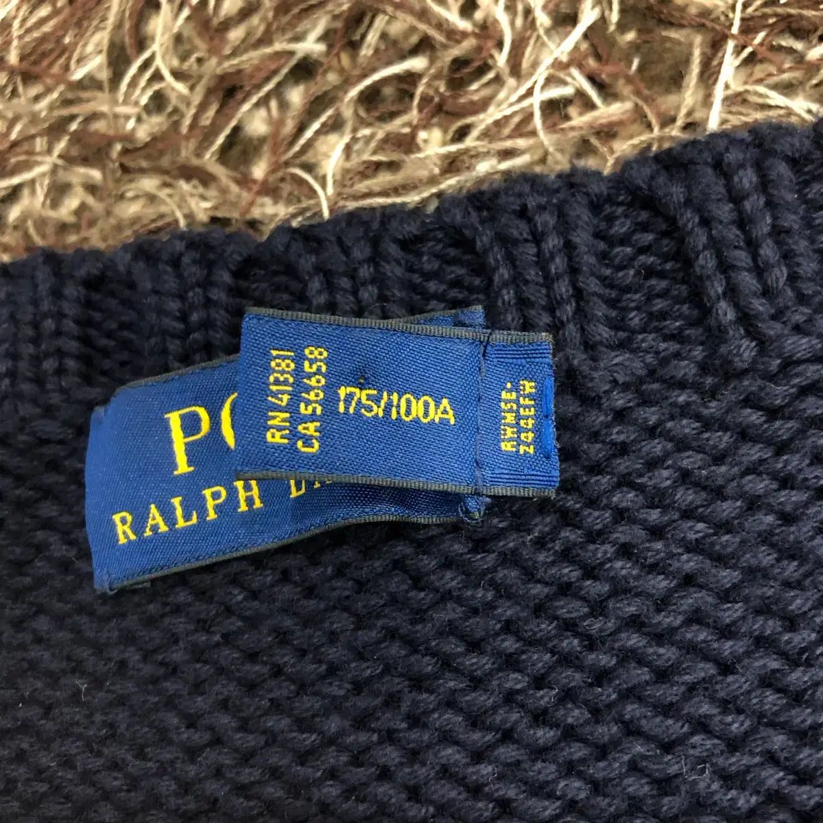XL ポロ ラルフローレン 星条旗 ネイビー クロップド ニット - メルカリ