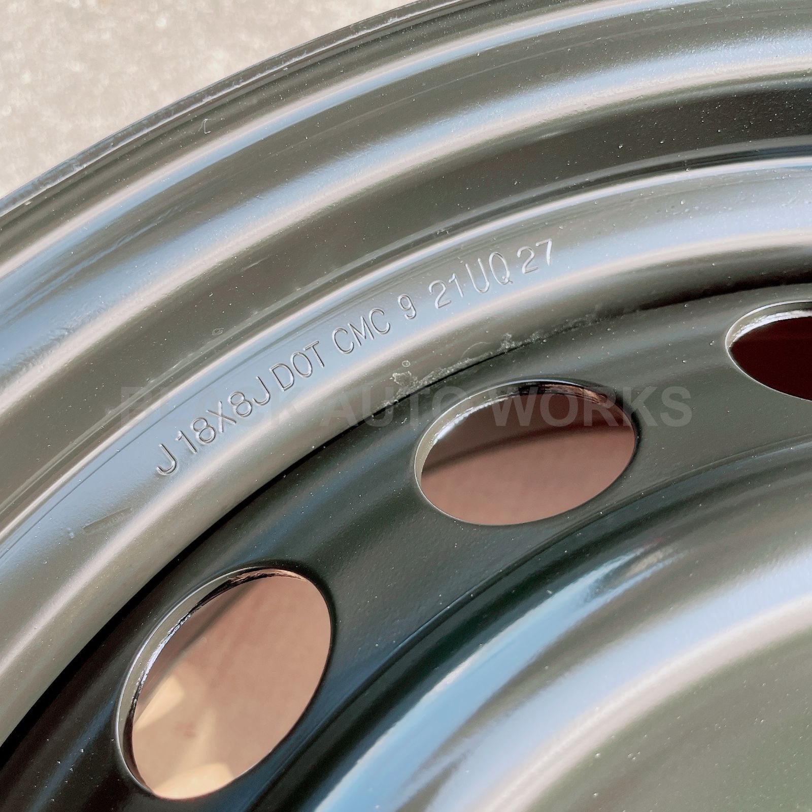 トヨタ純正品】ランクル100 18インチ スチール ホイール トヨタ純正 4