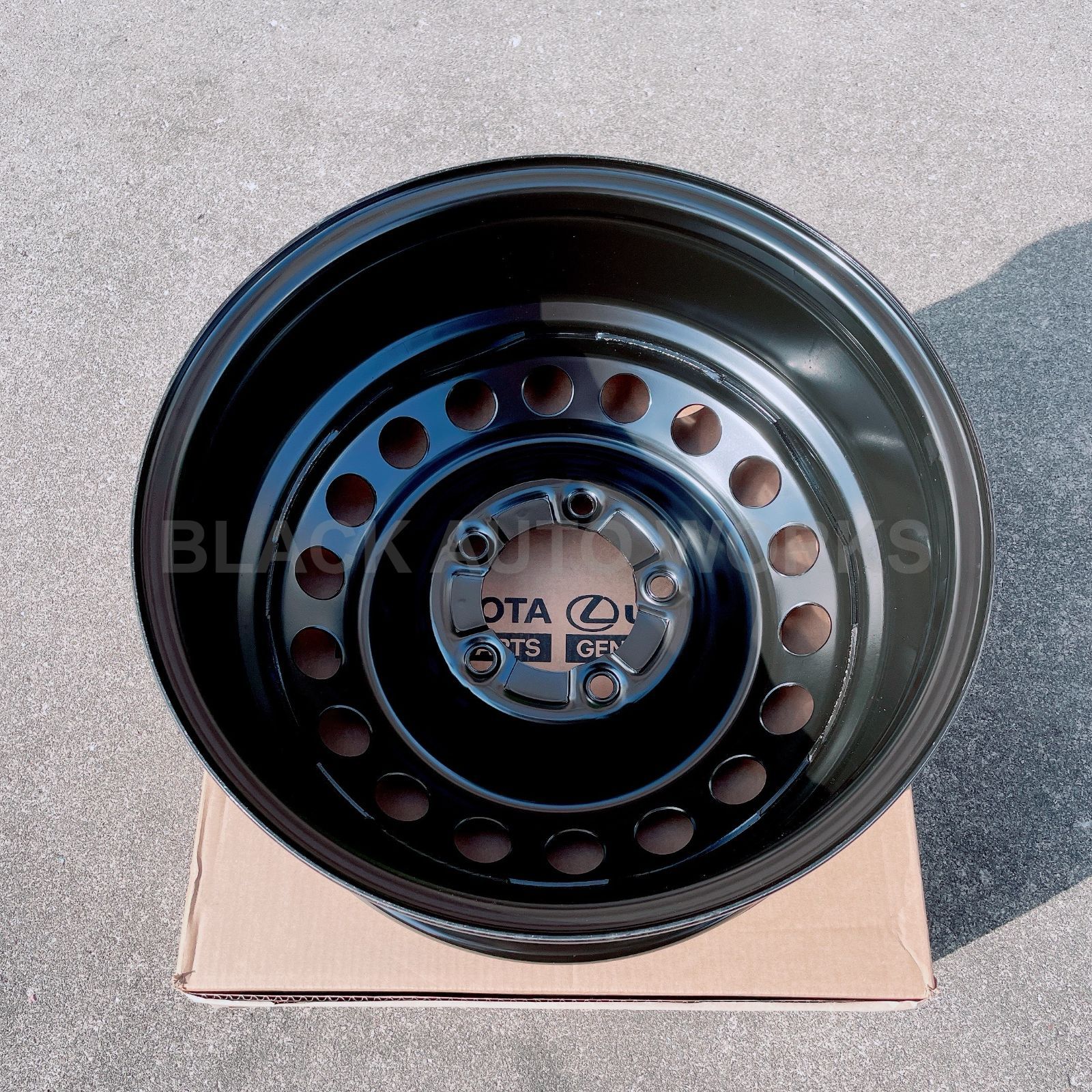 トヨタ純正品】ランクル100 18インチ スチール ホイール トヨタ純正 4