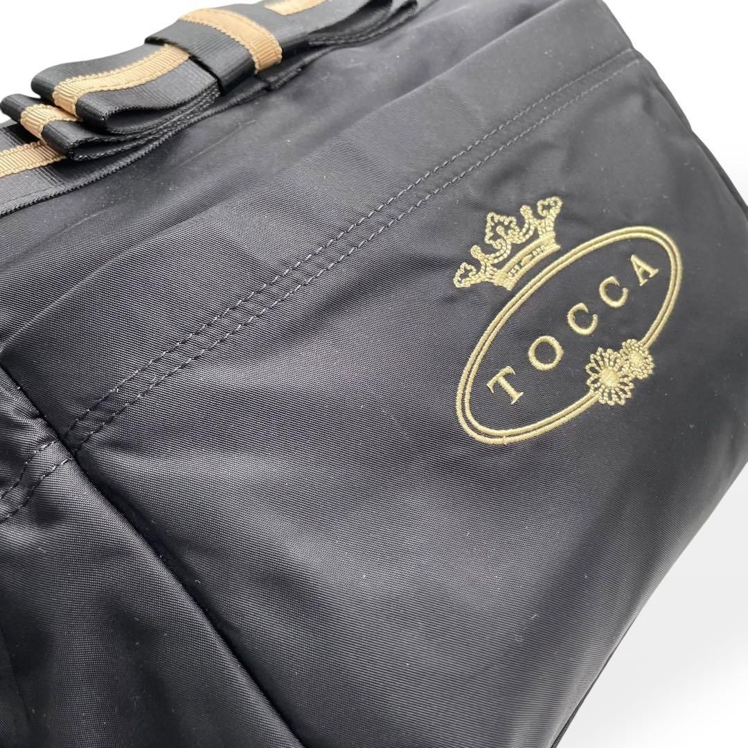 極美品 TOCCA トッカ 2way ショルダーバッグ ハンドバッグ ブラック