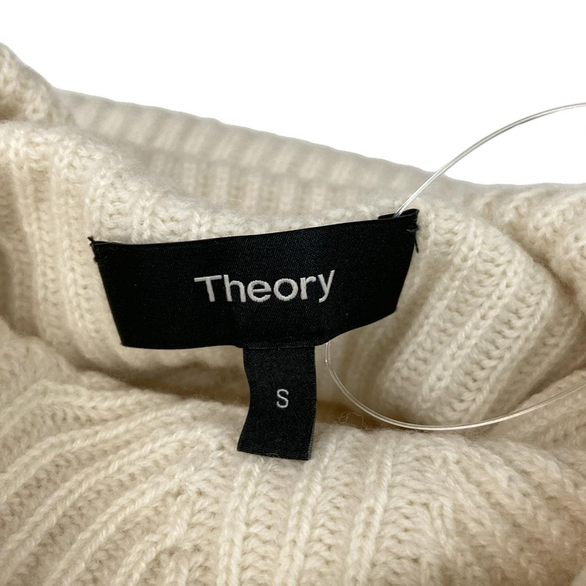 theory(セオリー) 長袖セーター サイズS レディース美品 - アイボリー