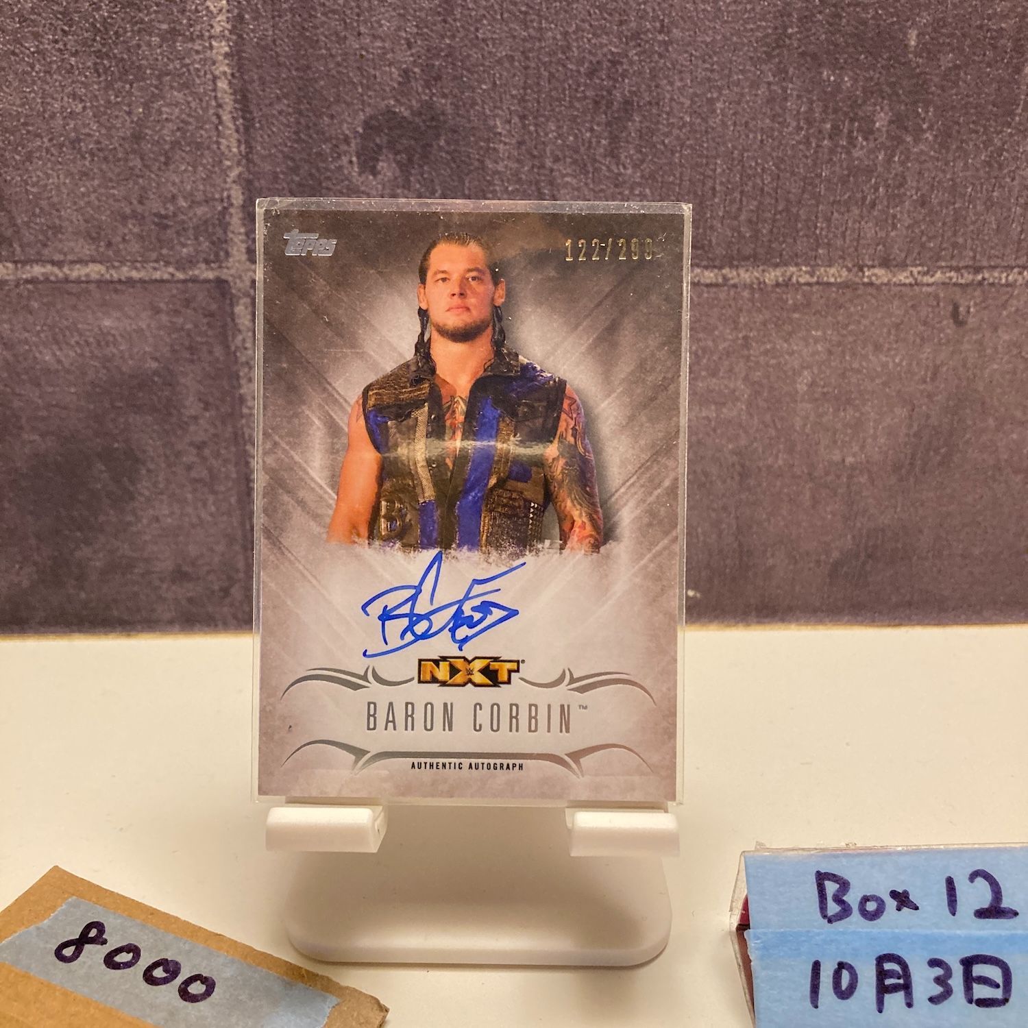 ijl カード unpyi UTR RC 複製サイン 2016 Topps WWE Undisputed Baron Corbin 122/199 直筆サインカード