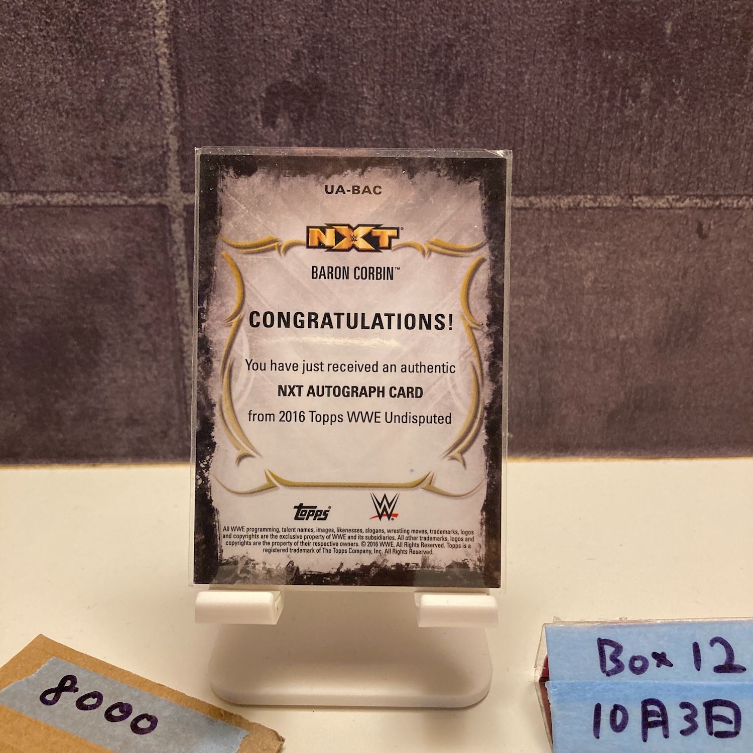 【値下げ】WWE NXTスーパースター　直筆サインポスター ICW NHB JAPAN2025年6月大会ポスター（複数選手直筆サイン入り