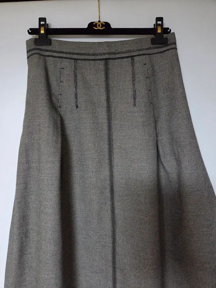 プレンタン PRENDANG ハウンドトゥース スティッチ スカート