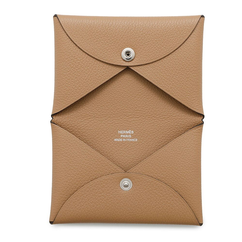 ☆エルメス カードケース カルヴィ チャイ エバーカラー Z刻印 HERMES 
