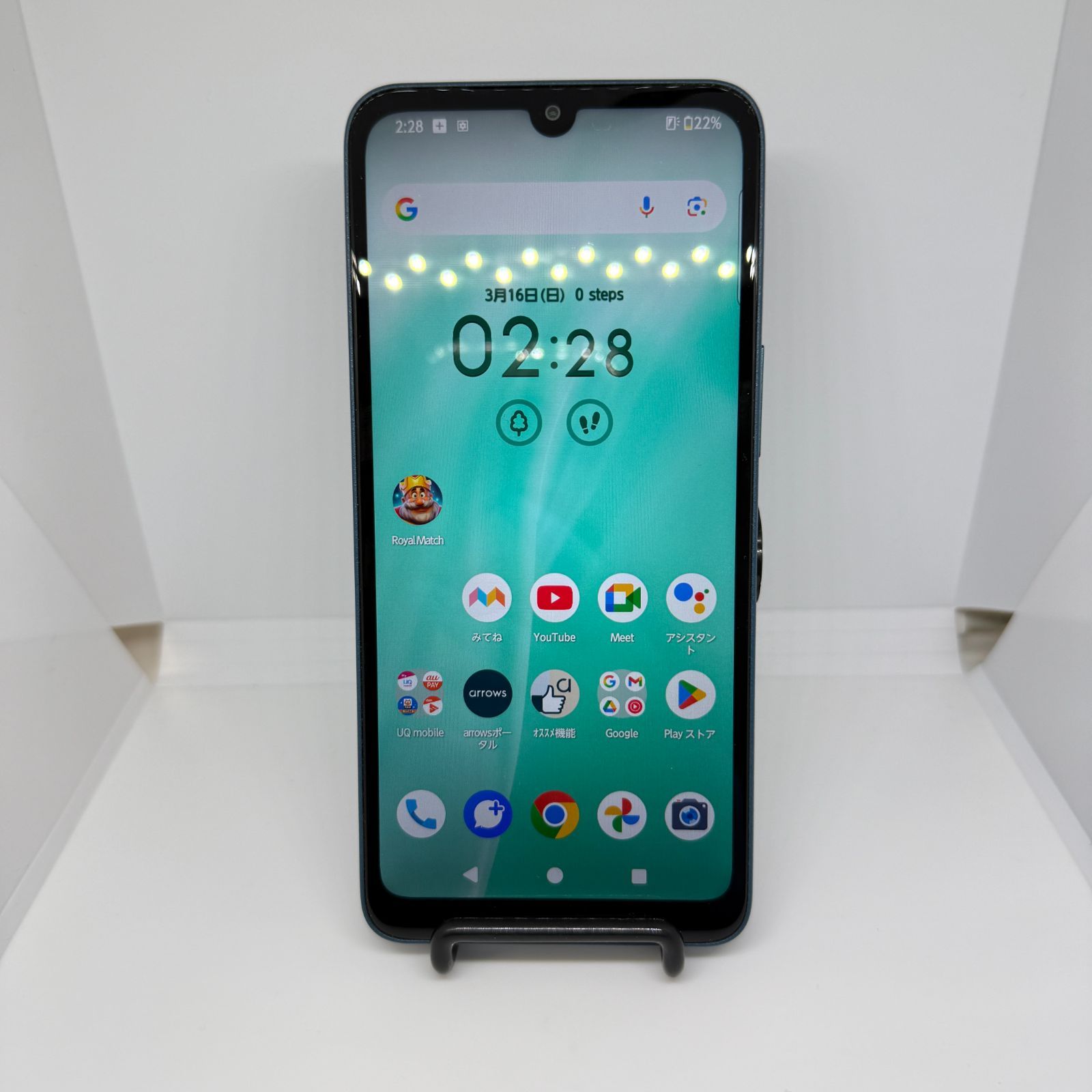 arrowsWe2 FCG02 ネイビーグリーン Androidスマホ - メルカリ