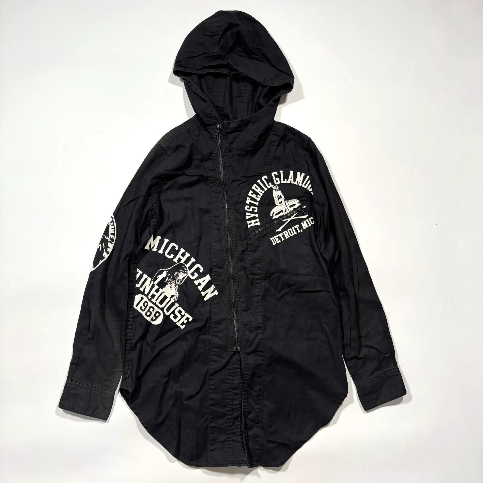 【HYSTERIC GLAMOUR 】ミリタリージャケット パーカー　ヒスガール HYSTERIC GLAMOUR ヒステリックグラマー ヒスガール ジャケット