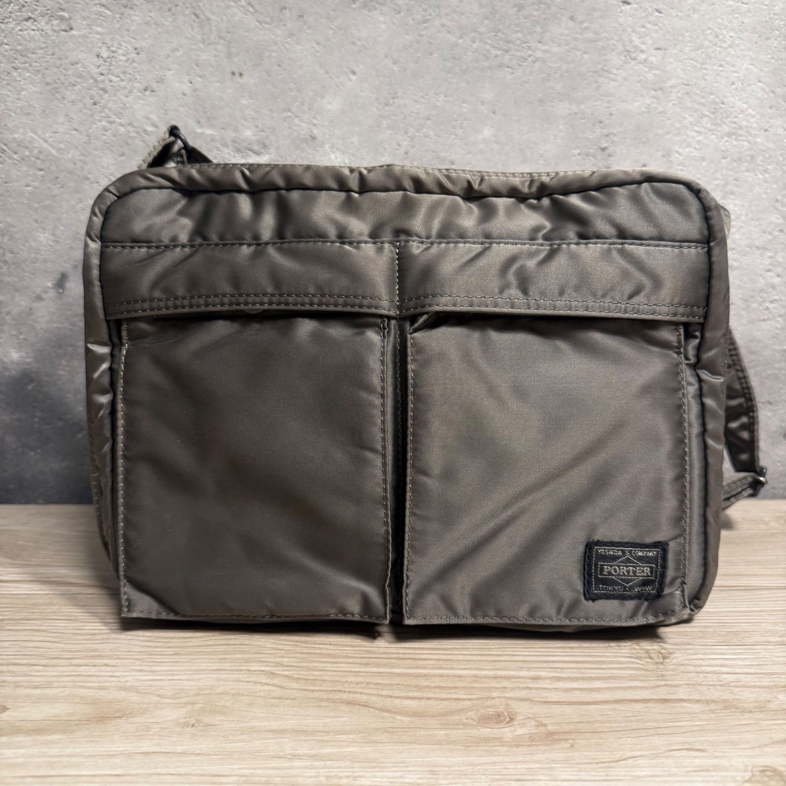 ✨PORTER ポーター TANKER タンカー ショルダーバッグ シルバーグレー