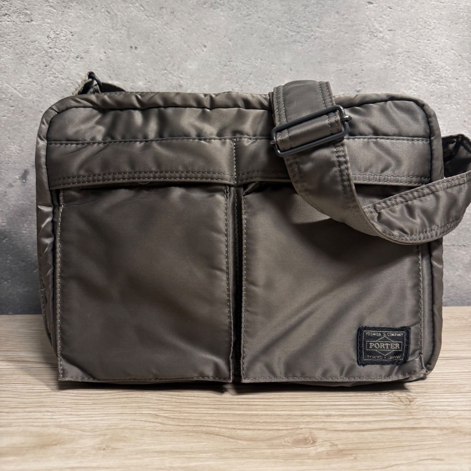 ✨PORTER ポーター TANKER タンカー ショルダーバッグ シルバーグレー