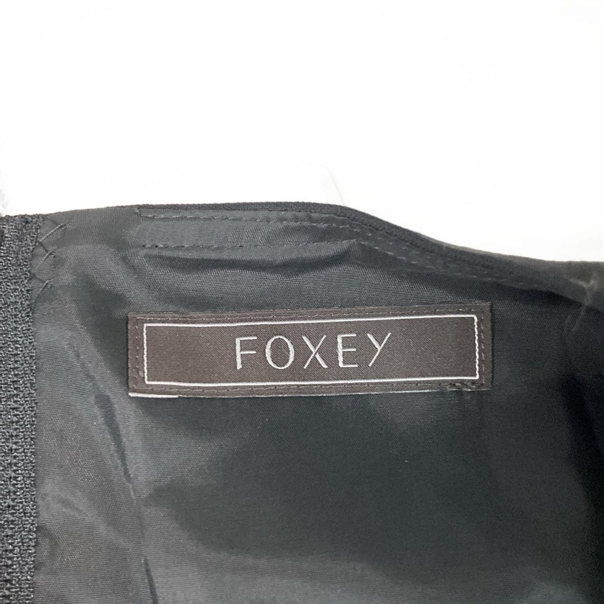 FOXEY(フォクシー) ワンピース サイズ40 M レディース美品 - 36779 黒