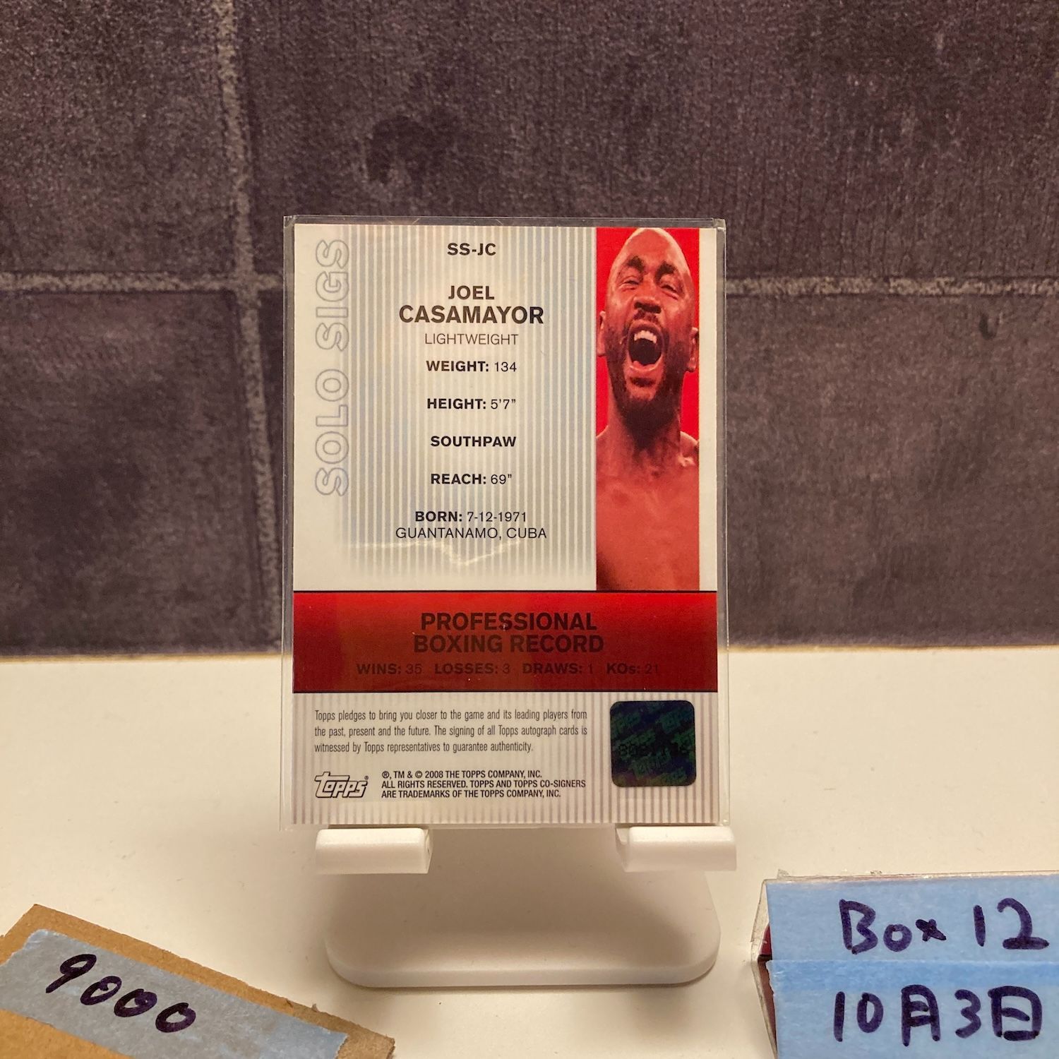 TOPPS COーSIGNERS autograph 2006 Topps Co-Signers Joel Casamayor 直筆サインカード カード