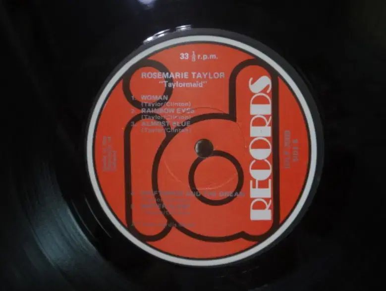 UK LP Rosemarie Taylor ー 1977 年 早い