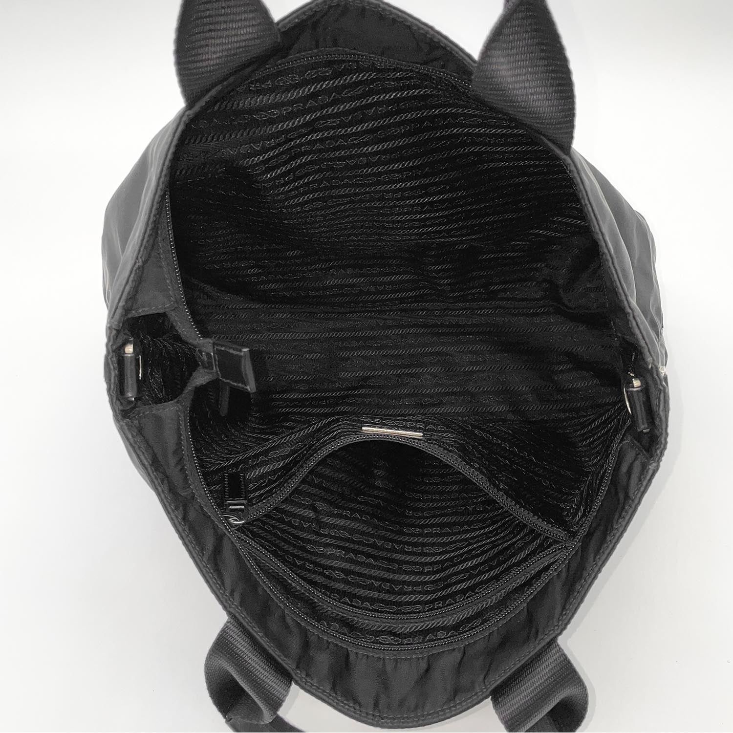 PRADA プラダ 2WAY トートバッグ ショルダー 三角プレート