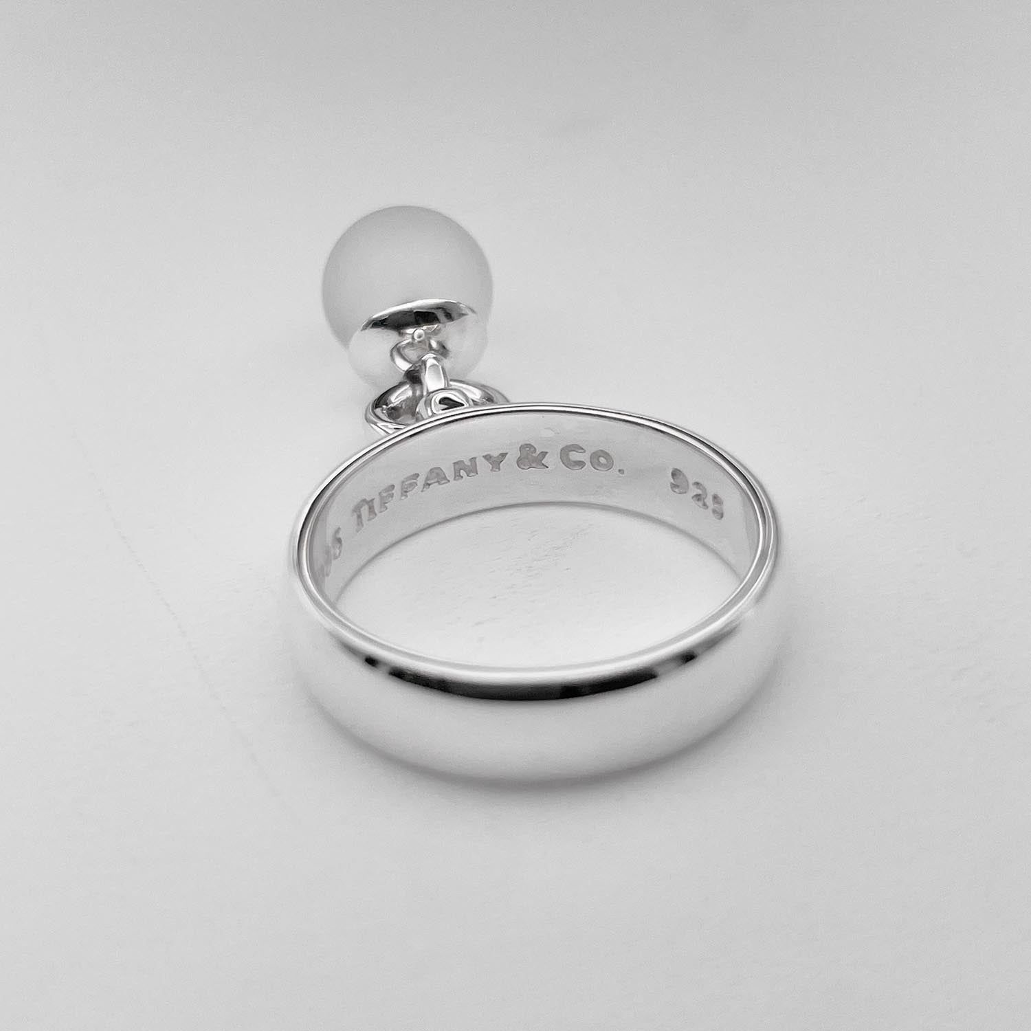 Tiffany&Co. ティファニー 12.5号 ボールダングル リング 指輪