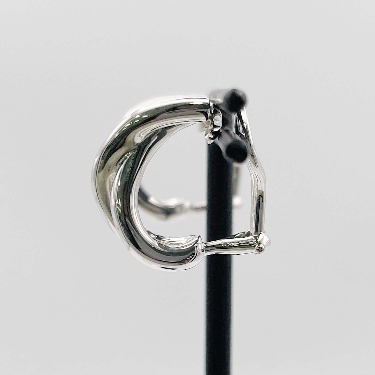 Tiffany-Co. ティファニー イヤリング グラフィティ X キス パロマピカソ SV 925 仕上済 クロップド丈 透け感