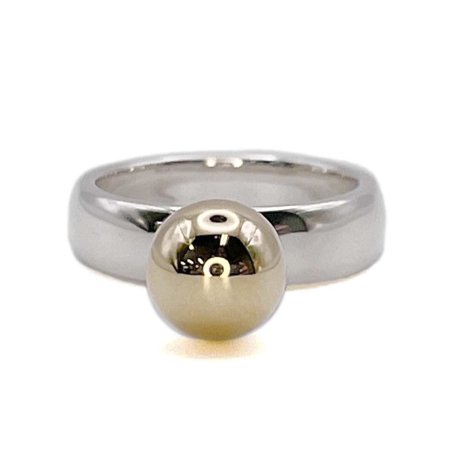 Tiffany&Co. ティファニー 11.5号 ボールダングル リング 指輪 コンビ