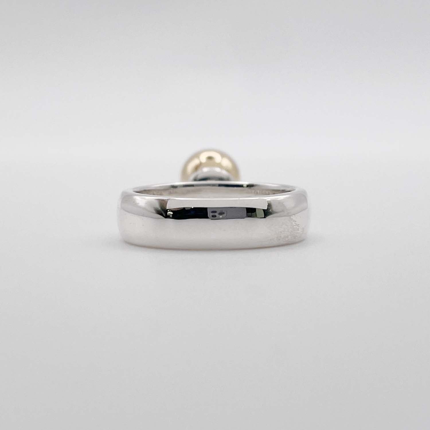 Tiffany&Co. ティファニー 11.5号 ボールダングル リング 指輪 コンビ