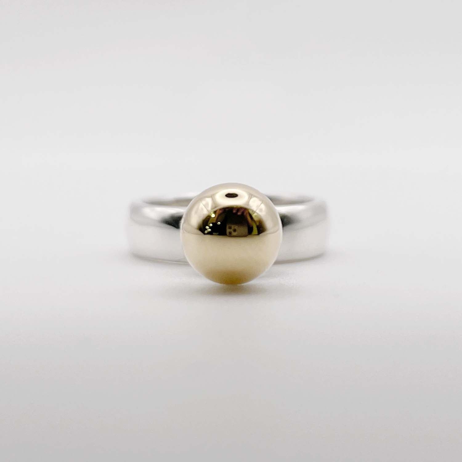 Tiffany&Co. ティファニー 11.5号 ボールダングル リング 指輪 コンビ