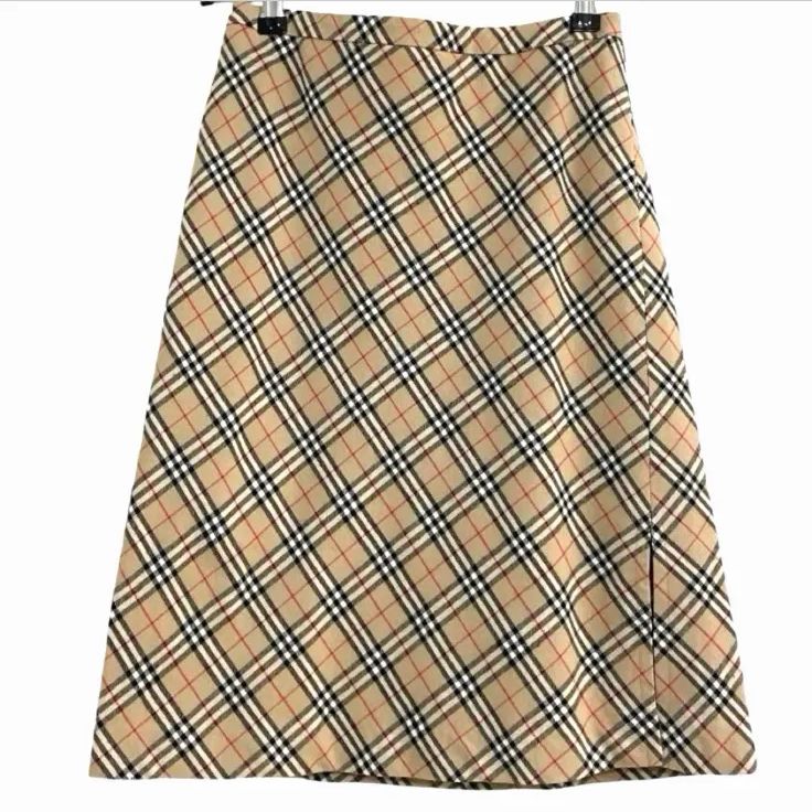 美品◾️バーバリーブルーレーベルノバチェックスカート36膝丈スカート バーバリー ブルーレーベル BURBERRY BLUELABEL ノバチェック スカート