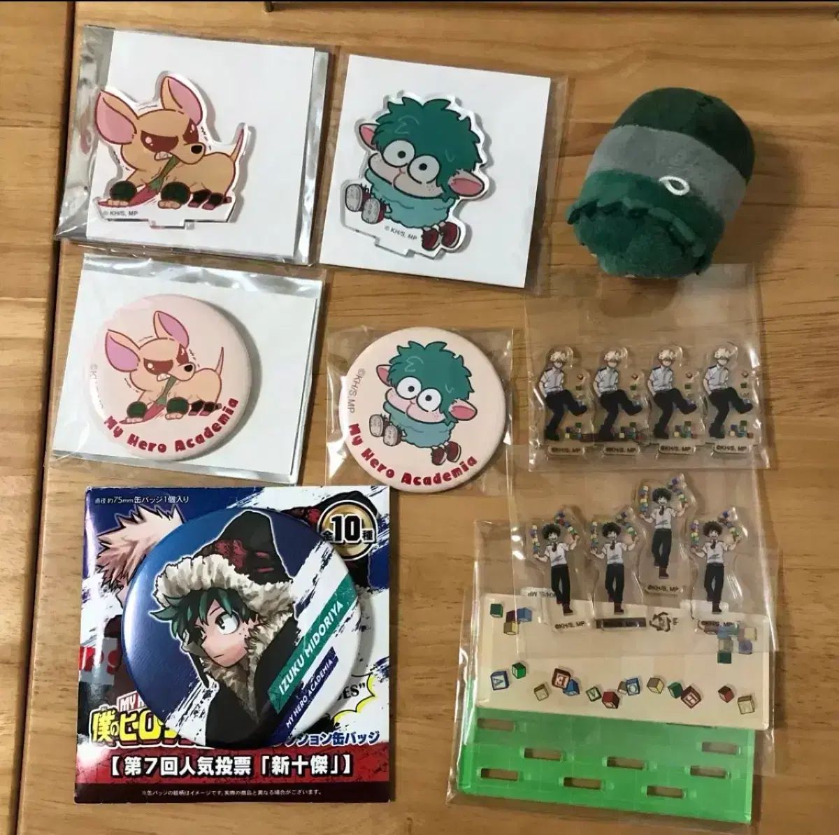 爆豪勝己 緑谷出久 僕のヒーローアカデミア 缶バッジセット 初期グッズ