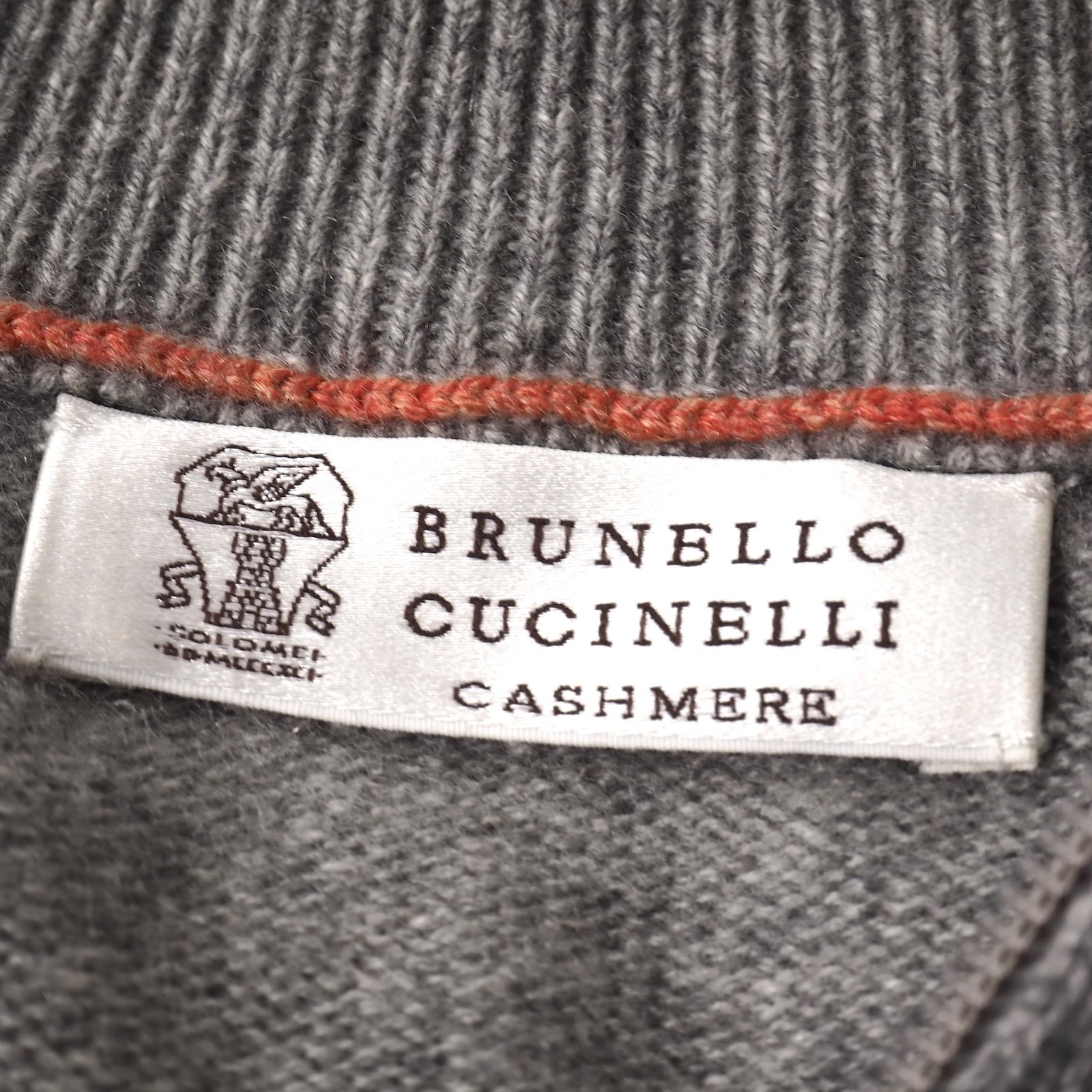 良品 ブルネロクチネリ Brunello Cucinelli ピュアカシミヤ ハーフ 
