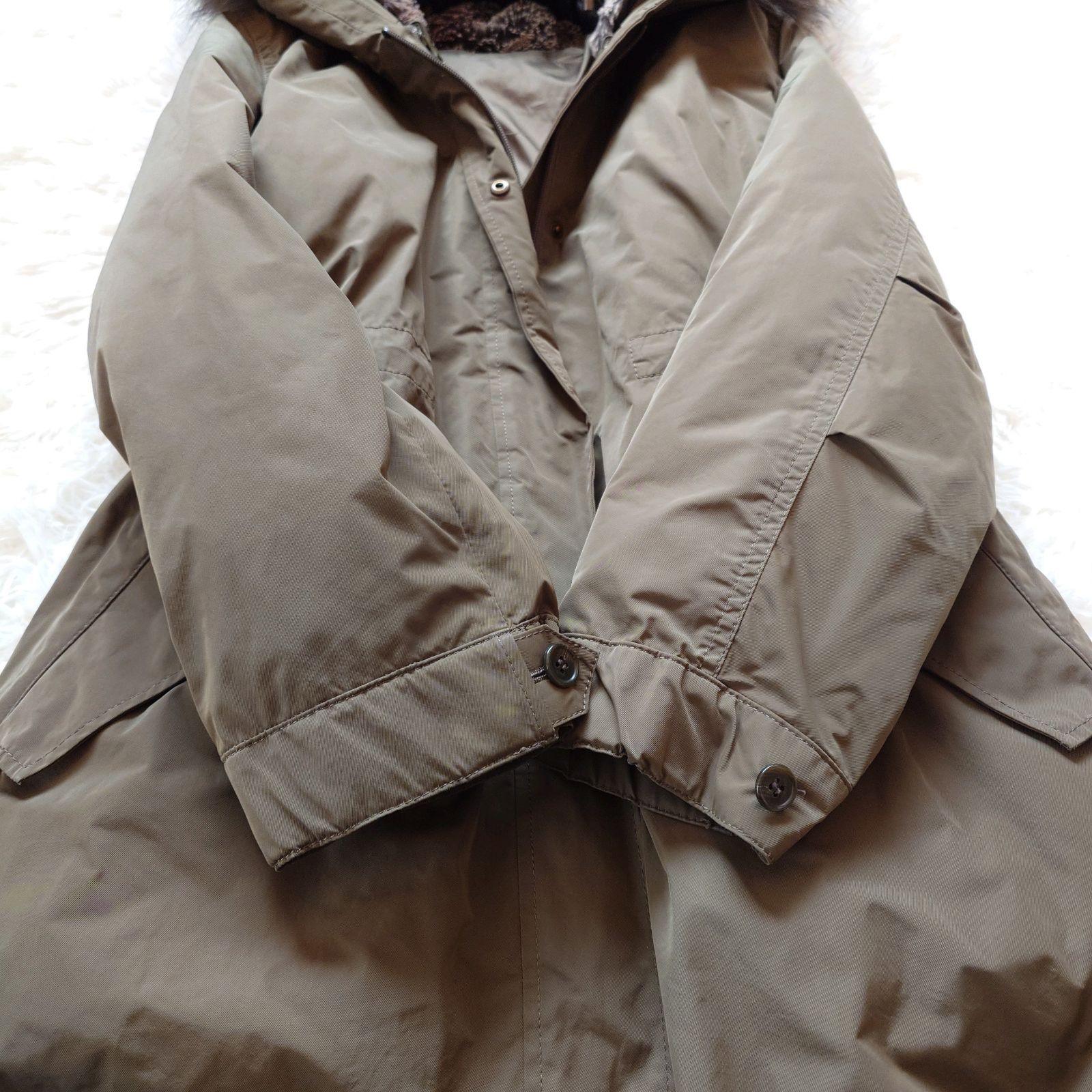 23区 モッズコート ダウンコート ライナー フード ラクーンファー