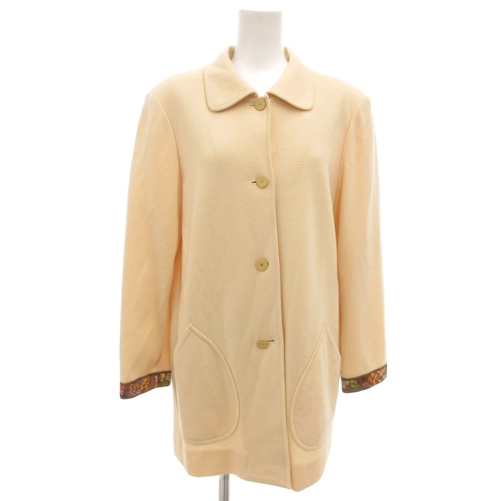 レオナール LEONARD ファッション FASHION ニットコート ステンカラー