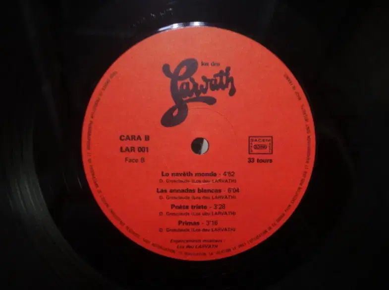 France LP Los Deu Larvath ー 1979 年 早い