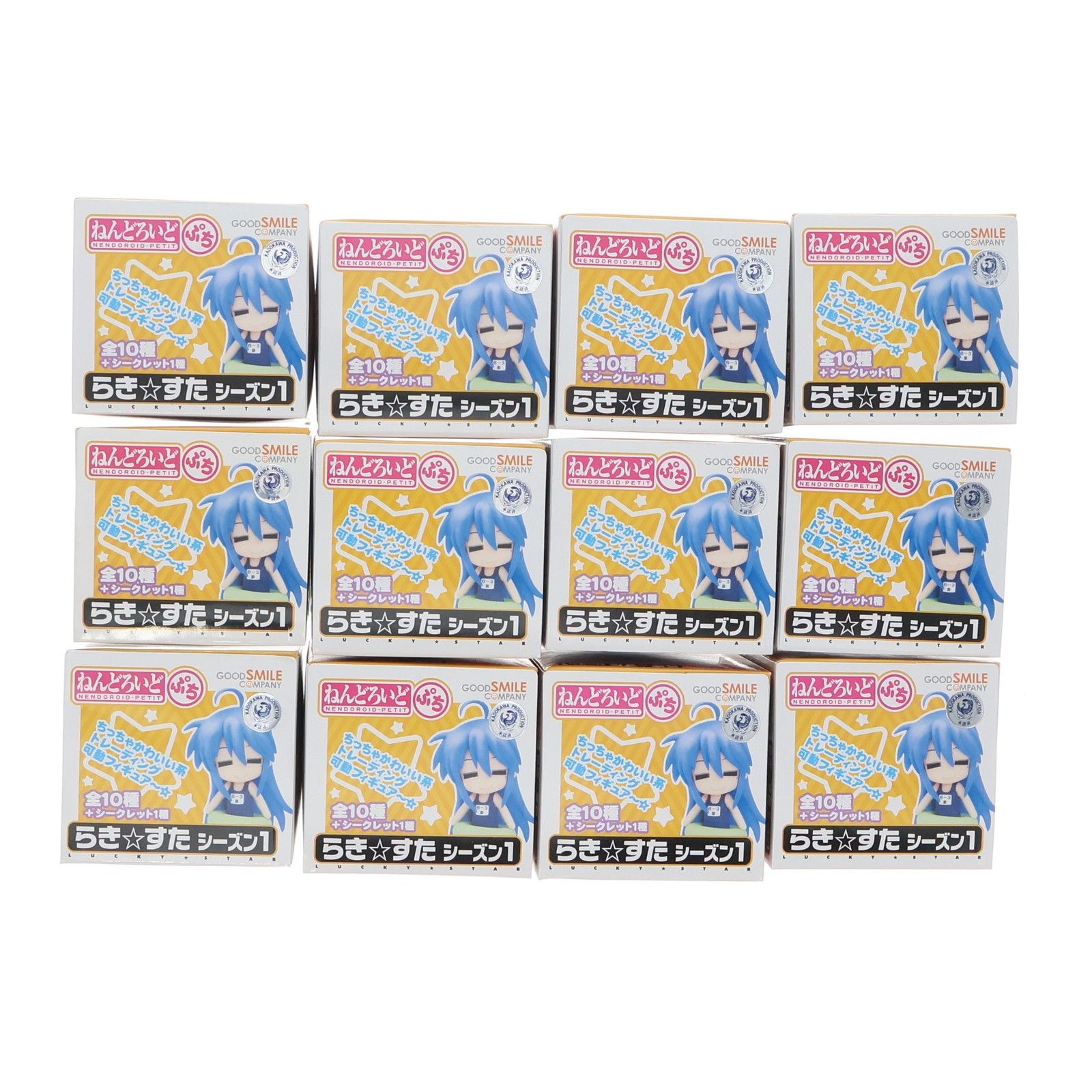 BOX) ねんどろいどぷち らき☆すた シーズン1 可動フィギュア(12個