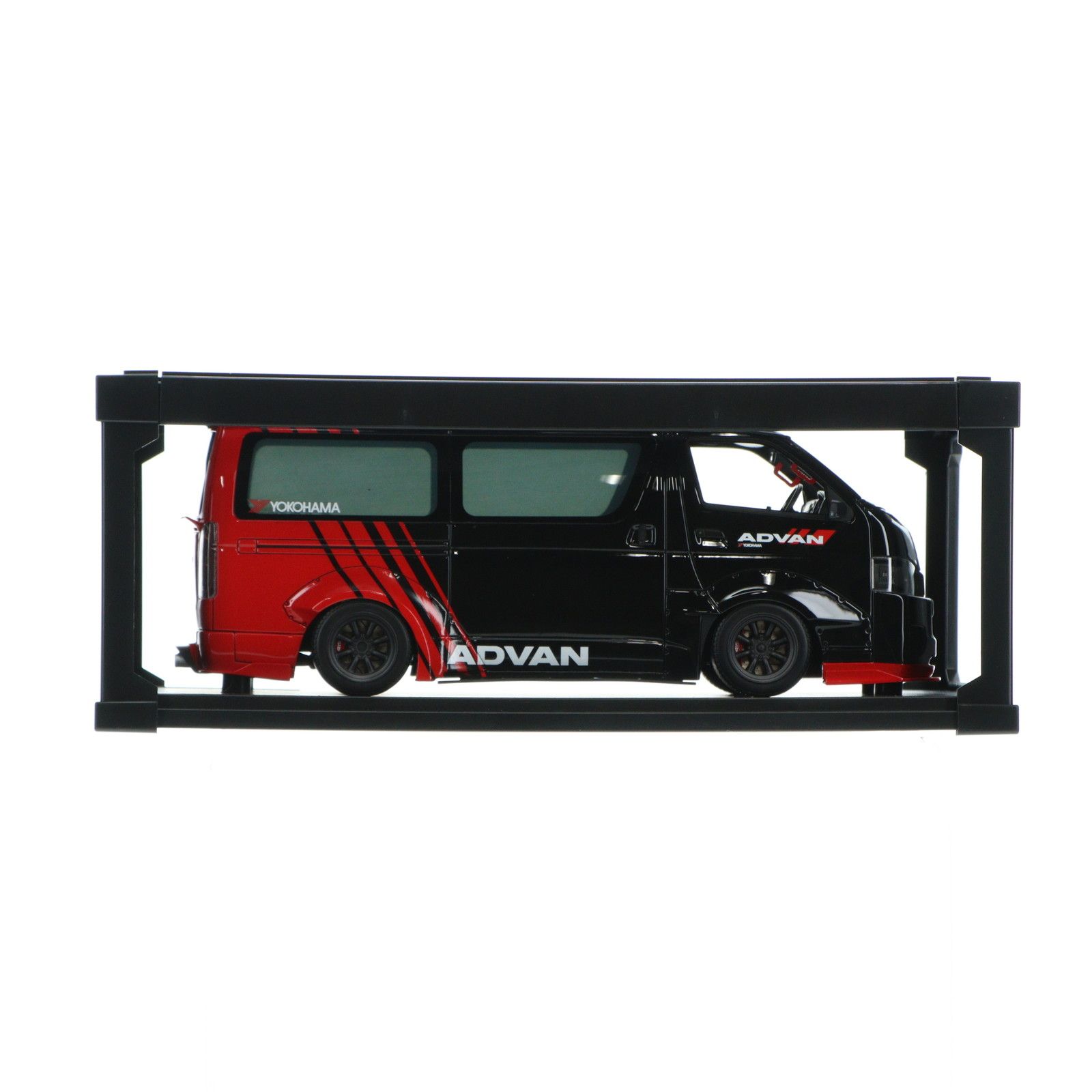 1/18 T・S・D WORKS HIACE Black/Red 完成品 ミニカー(IG2805