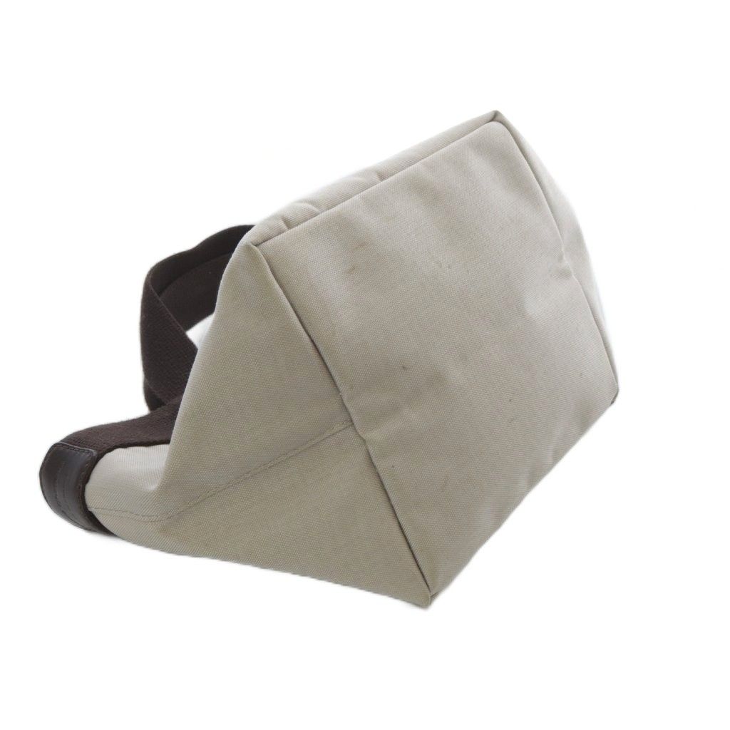 美品 エルベシャプリエ 701C マスティック×モカ コーデュラ舟型トートS エルベシャプリエ Herve Chapelier 701C コーデュラ舟型トートS