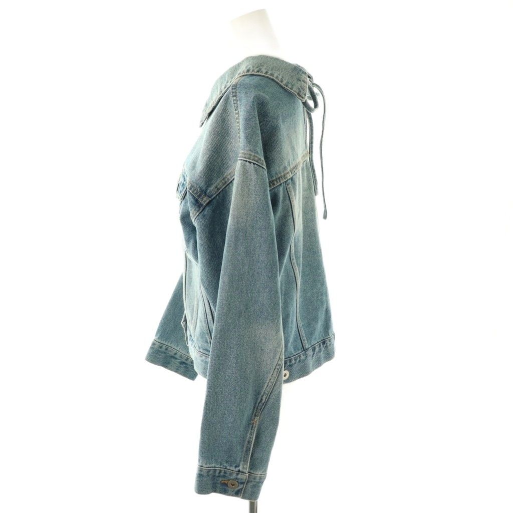 リリーブラウン Lily Brown デニムジャケット ONE 青 ブルー バック