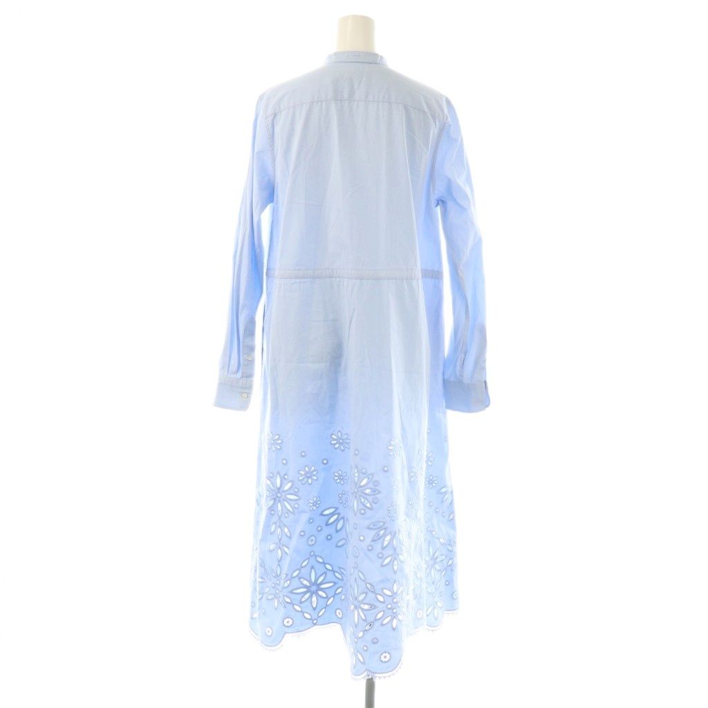 ポロ バイ ラルフローレン Polo by Ralph Lauren アイレット エンブロイダリーコットンシャツドレス ワンピース ロング 0 ライトブルー HK OS
