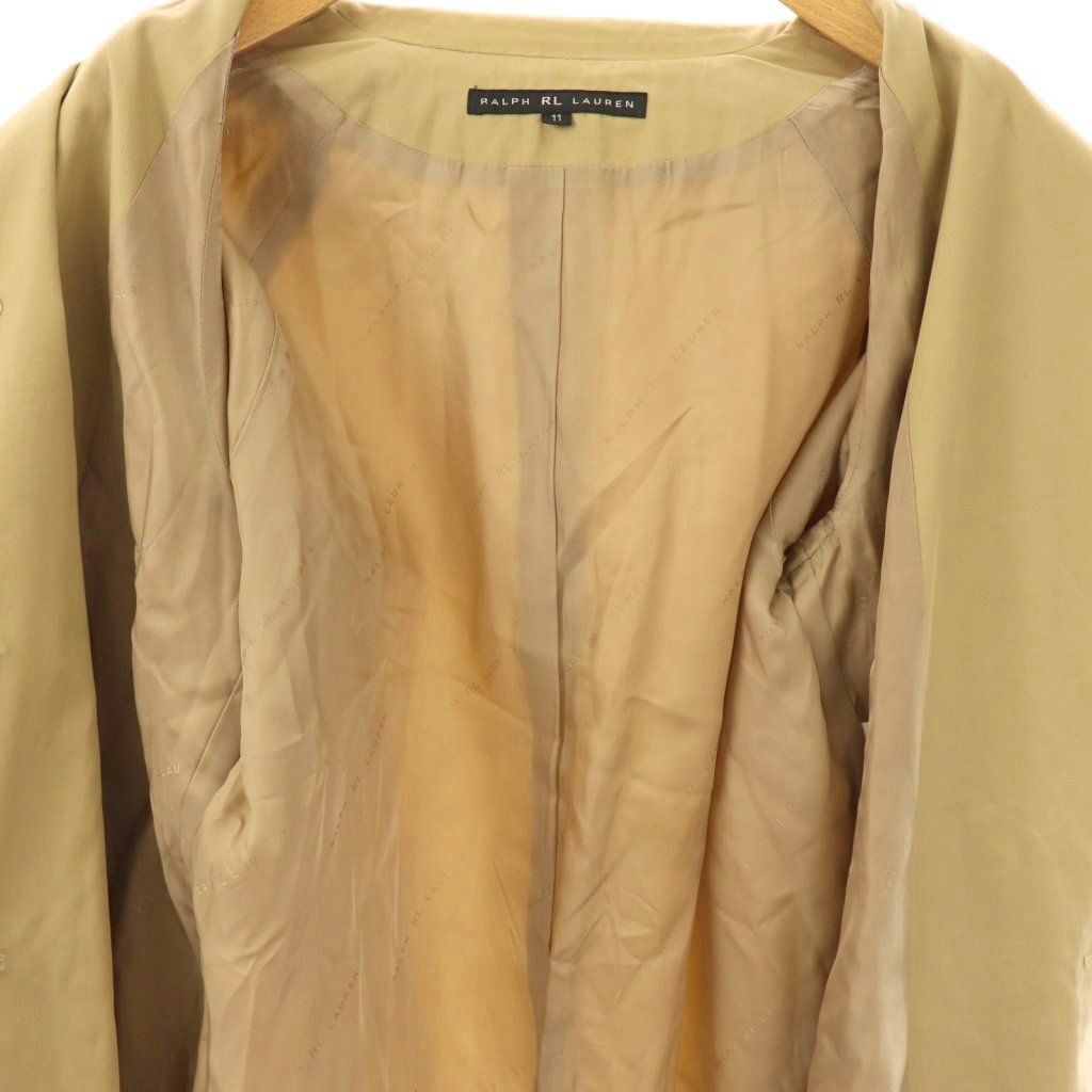 ラルフローレン RALPH LAUREN スプリングコート ロング 11 ベージュ