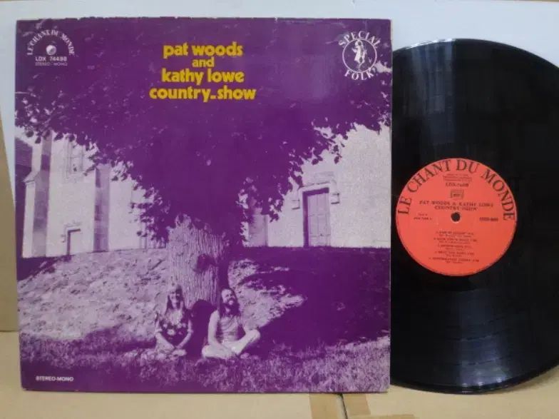 フランス LP Pat Woods ＆ Kathy Lowe 1973 年 早い
