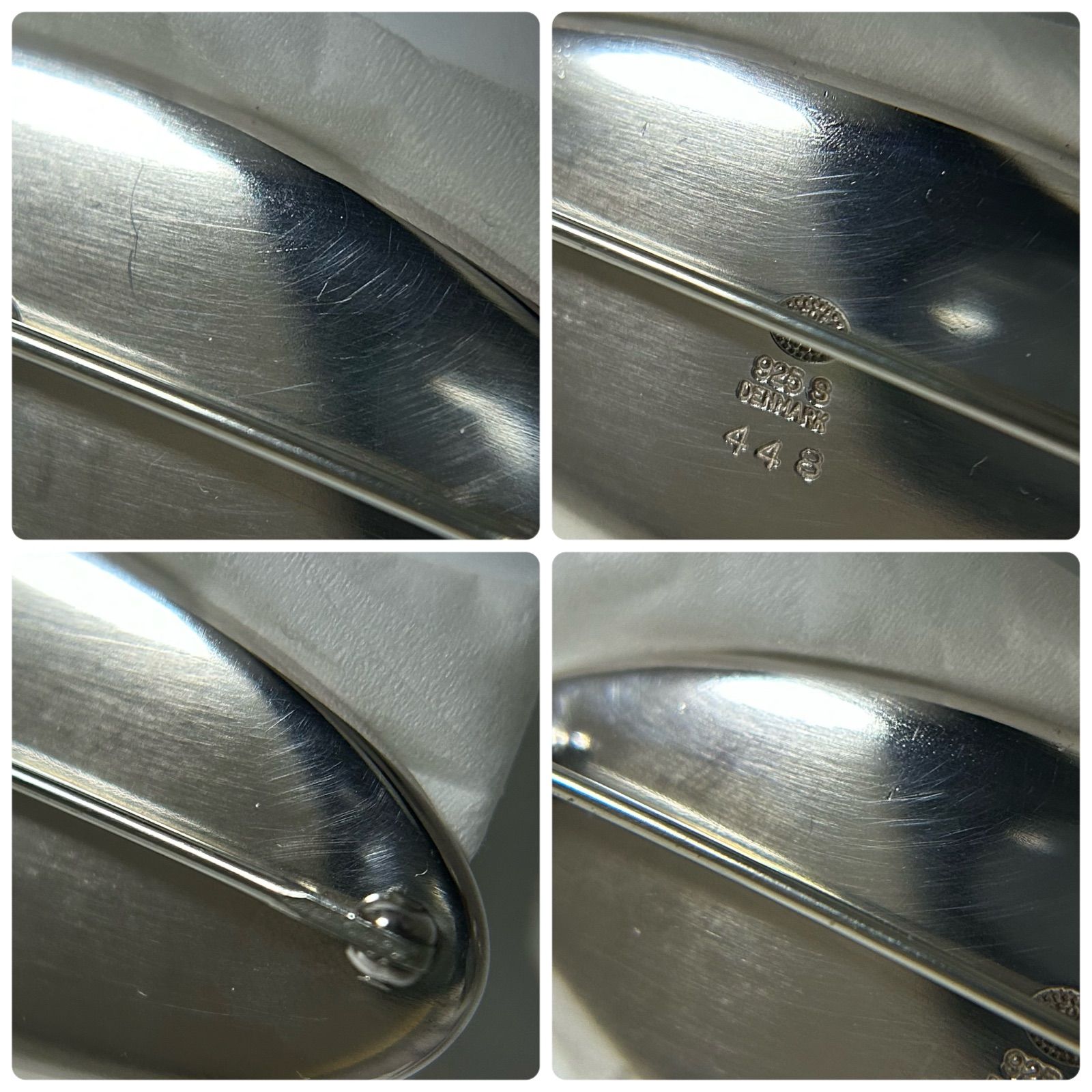 【希少】ジョージ ジェンセン ブローチ #236A ジョージジェンセン 希少 ブローチ 448 フラワー AG925 Georg Jensen