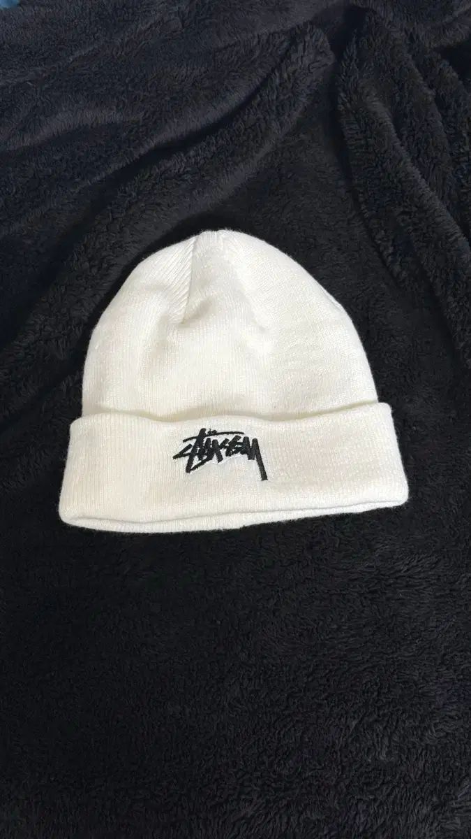 Stüssy WORKGEAR ニット帽 ホワイト Stüssy ホワイト•アイボリー