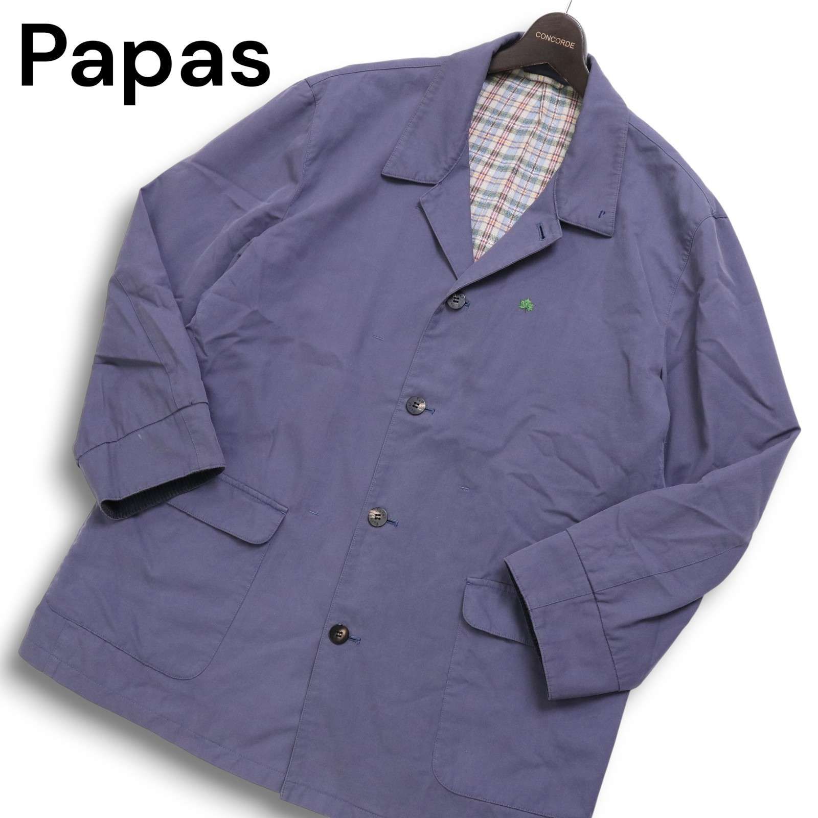 Papas パパス 秋冬 裏地フランネル☆ カバーオール ジャケット コート