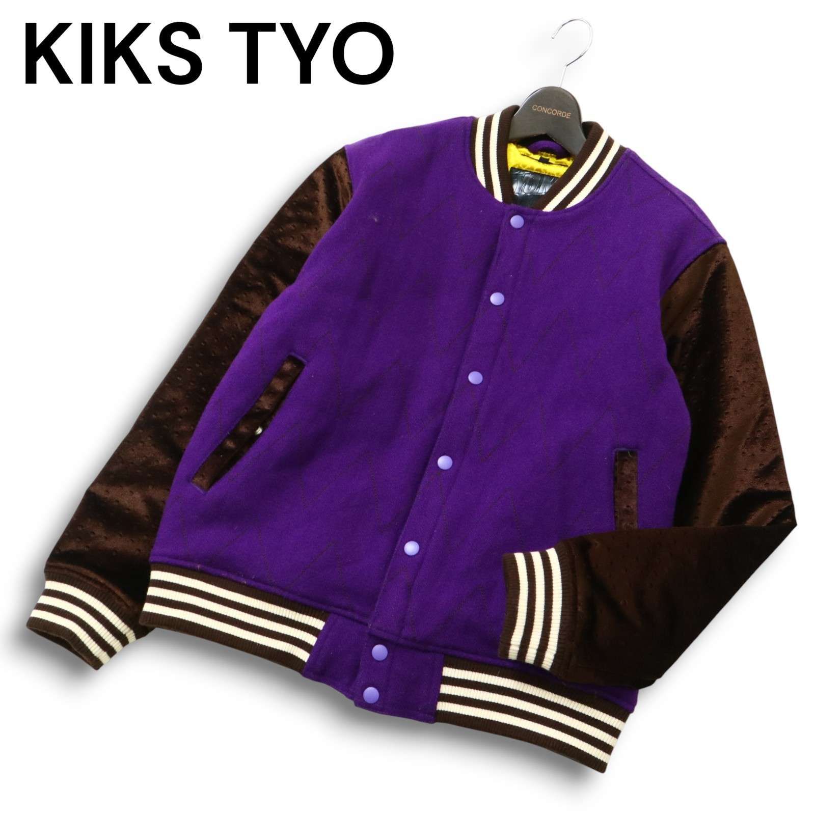 KIKSTYO キックスティーワイオー レザースタジャン Lサイズ 牛革